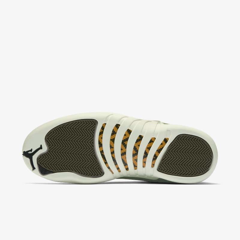 Jordan 12 best sale olive canvas